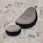 Fotelja sa Tabureom - Na naduvavanje - Tamnije nijanse