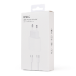 Kućni punjač 35W za iPhone 15-16 sa Type C kablom beli