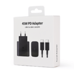 Kućni punjač 45W za Samsung Type C crni sa Kablom